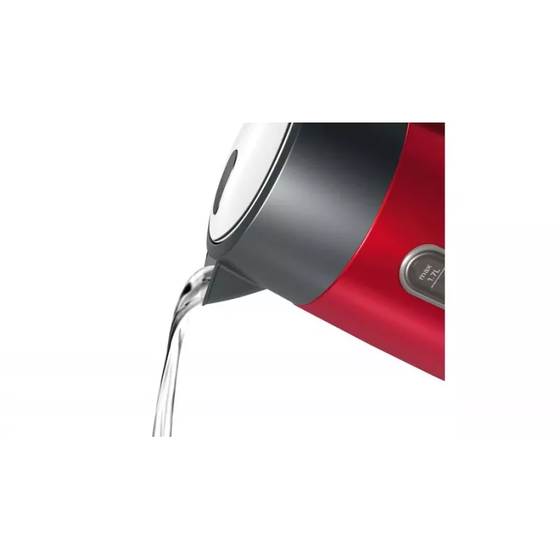 Βραστήρας Bosch TWK4P434 — 1,7 L, 2400 W, μαύρο/κόκκινο