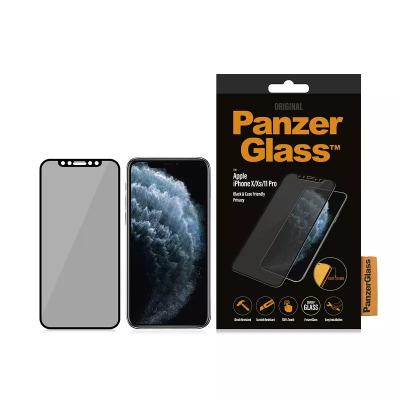 PanzerGlass ® Προστατευτικό οθόνης απορρήτου iPhone 11 Pro | X | Xs | Edge-to-Edge