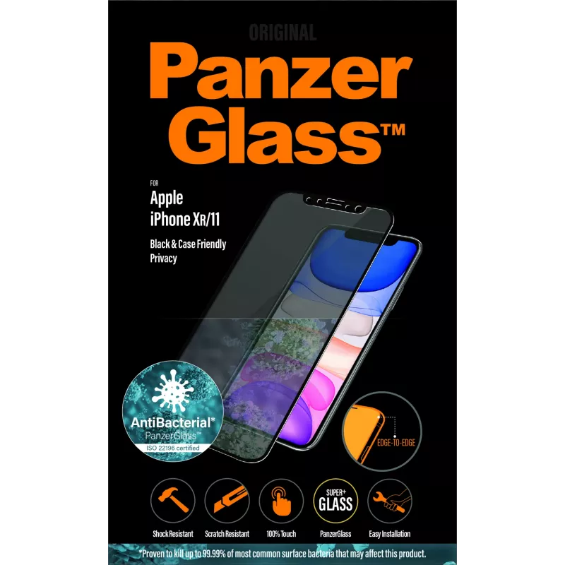 PanzerGlass ® Προστατευτικό οθόνης απορρήτου iPhone 11 | XR | Edge-to-Edge