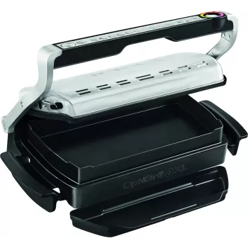 Tefal OptiGrill+ XL GC724D γκριλιέρα επαφής, 2000 W, 9 προγράμματα, 800 cm², μαύρο/μεταλλικό