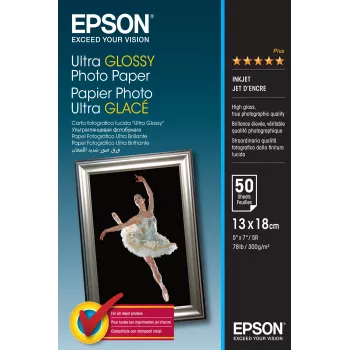 Epson Ultra Glossy Photo Paper - 13x18cm - 50 φύλλα