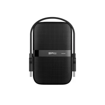 Εξωτερικός σκληρός δίσκος 2,5 ιντσών Silicon Power Armor A60 1 TB USB 3.2 Gen 1 (USB-A) Μαύρο, ανθεκτικό σε κρούσεις