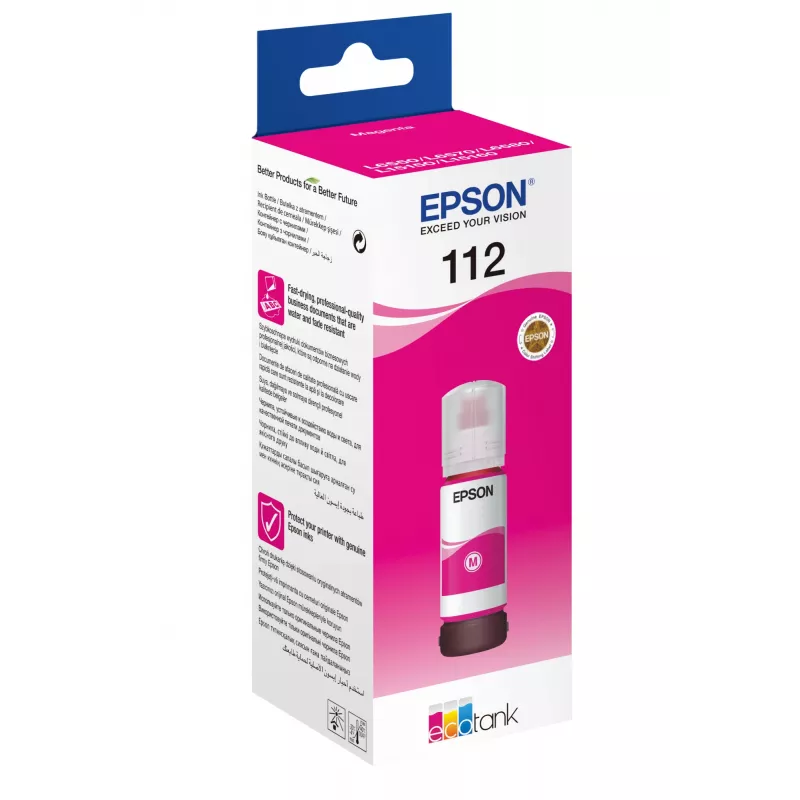 Μελάνι Epson 112 EcoTank Pigment Magenta