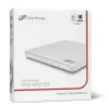 HITACHI-LG DATA STORAGE Λεπτό φορητό DVD drive - Gp60nw60 - USB 2.0 - Λευκό