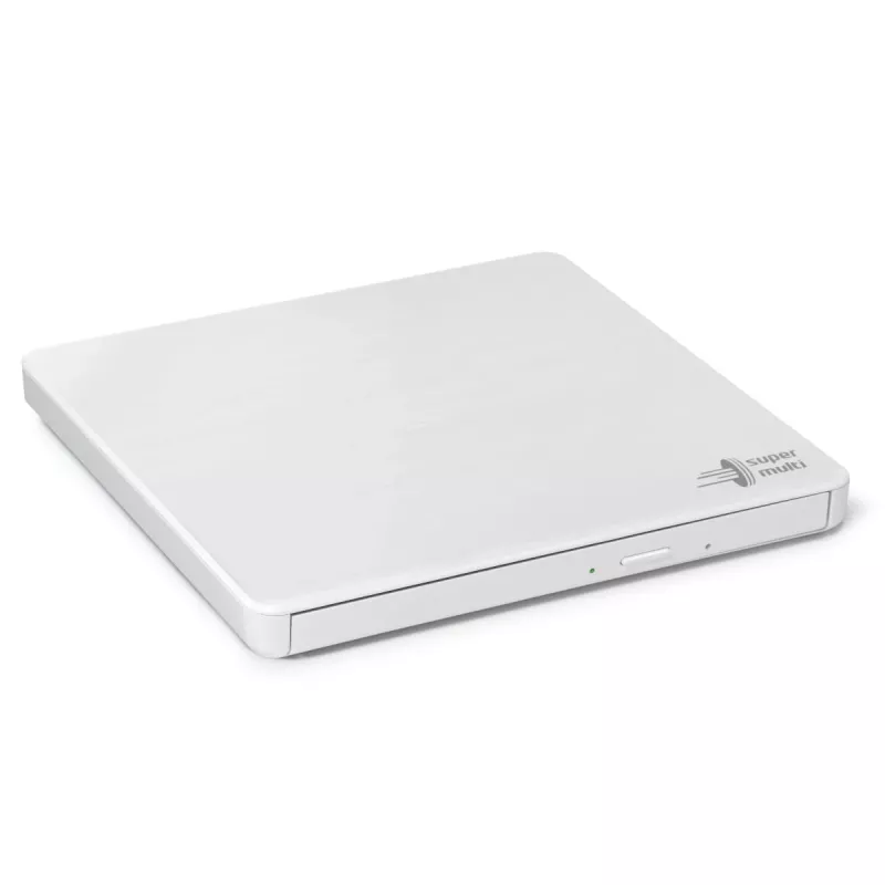 HITACHI-LG DATA STORAGE Λεπτό φορητό DVD drive - Gp60nw60 - USB 2.0 - Λευκό