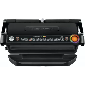 Ψησταριά επαφής Tefal GC7228 — Ψησταριά επαφής, 800 cm² επιφάνεια ψησίματος, ρυθμιζόμενος θερμοστάτης, μαύρο ανοξείδωτο ατσάλι