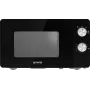 Φούρνος μικροκυμάτων Gorenje MO20E1B – 20 L, 800 W, 5 επίπεδα ισχύος, 270 mm περιστρεφόμενος δίσκος, μαύρο