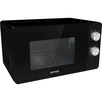 Φούρνος μικροκυμάτων Gorenje MO20E1B – 20 L, 800 W, 5 επίπεδα ισχύος, 270 mm περιστρεφόμενος δίσκος, μαύρο
