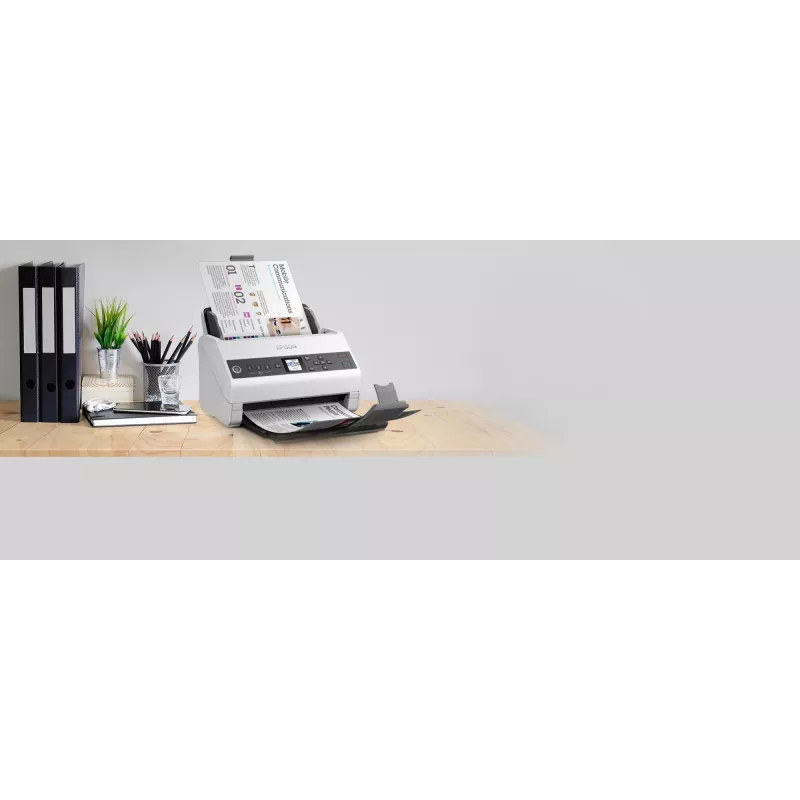 Σαρωτής τροφοδοσίας Epson DS-730N 600 x 600 DPI A4 Μαύρο, Γκρι