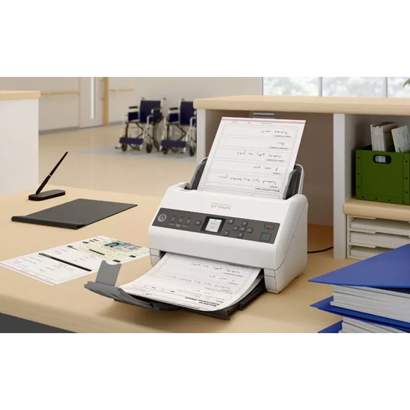 Σαρωτής τροφοδοσίας Epson DS-730N 600 x 600 DPI A4 Μαύρο, Γκρι