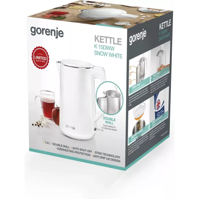 Gorenje 737894 Βραστήρας 1,5 L 2200 W Λευκό