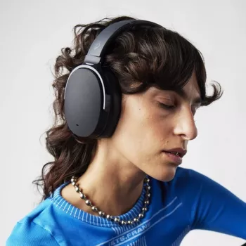 Skullcandy Hesh ANC S6HHW-N740 ακουστικά over-ear, ενσύρματα και ασύρματα, Bluetooth, ενεργή ακύρωση θορύβου, USB-C, έως 22 ώρες, True Black