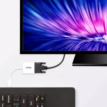 Μετατροπέας DisplayPort σε DVI ATEN, PC: Έως UXGA / HDTV: Έως 1080i,1080p