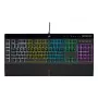 Πληκτρολόγιο gaming CORSAIR - K55 RGB Pro Qwerty Us