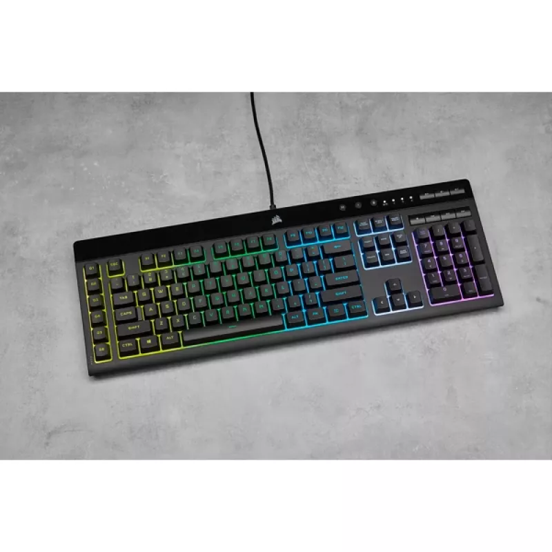 Πληκτρολόγιο gaming CORSAIR - K55 RGB Pro Qwerty Us