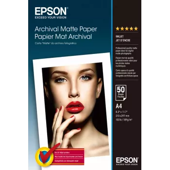 Epson Archival Mattpapier – A4 – 50 φύλλα