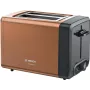 Τοστιέρα Bosch TAT4P429 2 φετών 970 W μαύρο/καφέ, συμπαγές ανοξείδωτο ατσάλι