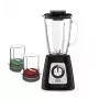 Επιτραπέζιο μπλέντερ Tefal BlendForce II BL4388 — 800 W, γυάλινη κανάτα 1,25 l, θρυμματισμός πάγου, μαύρο/βουρτσισμένο ανοξείδωτο ατσάλι