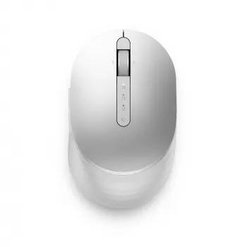 DELL Pro Premium Compact Ποντίκι – MS7421W – Πλατινένιο-Ασημί, αμφίχειρο, οπτικό, RF Wireless + Bluetooth, 1600 DPI, Πλατινένιο, Ασημί (ανοιγμένη συσκευασία)