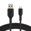 Καλώδιο Lightning Belkin CAA001BT0MBK 0,15 m Μαύρο