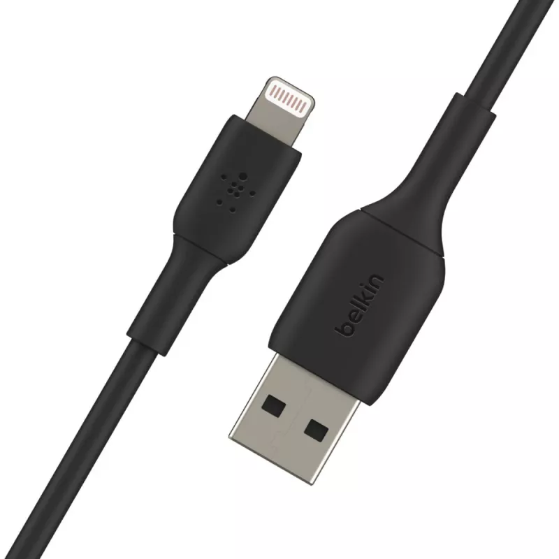 Καλώδιο Lightning Belkin CAA001BT0MBK 0,15 m Μαύρο