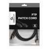Καλώδιο Ethernet Patch Gembird Cat6 U/UTP (UTP) 2 m, RJ-45, μαύρο