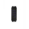 ICY BOX IB-HUB1703-QC3 USB 3.2 Gen 1 (3.1 Gen 1) Type-B 5000 Mbit/s Μαύρο