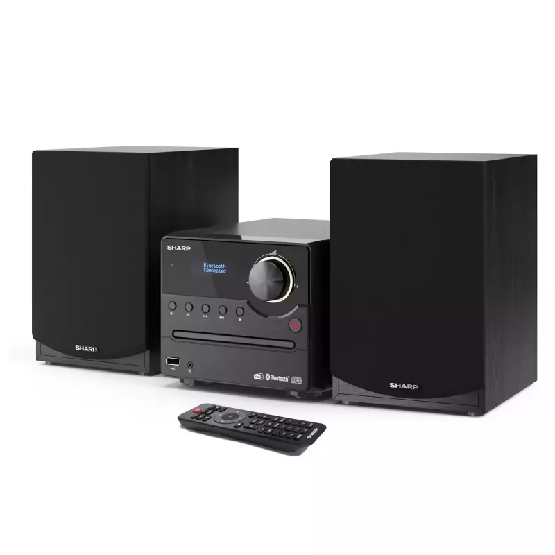 Sharp XL-B517D Μικροσύστημα Home Audio 45 W Μαύρο