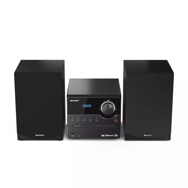 Sharp XL-B517D Μικροσύστημα Home Audio 45 W Μαύρο