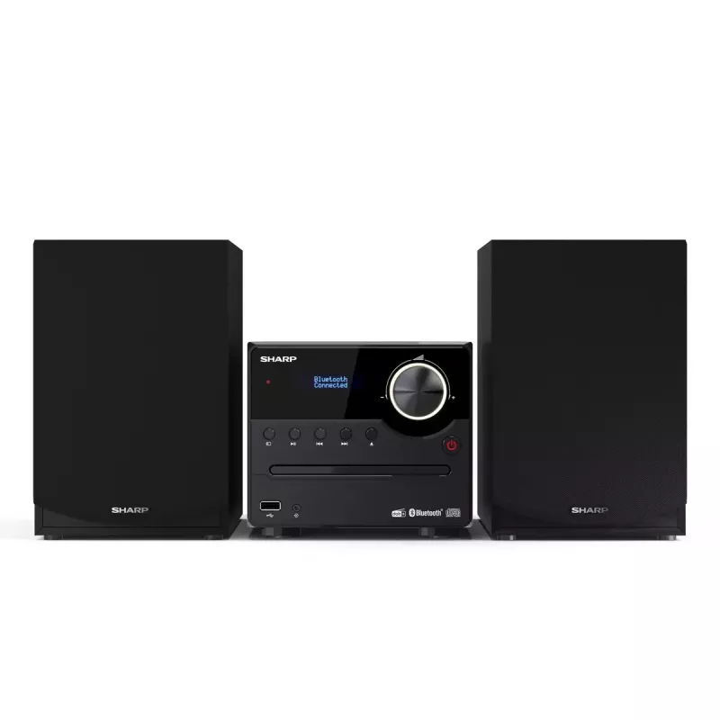 Sharp XL-B517D Μικροσύστημα Home Audio 45 W Μαύρο