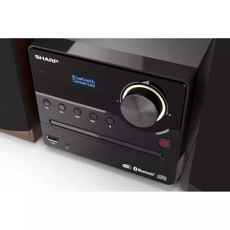 Sharp XL-B517D Μικροσύστημα Home Audio 45 W Καφέ