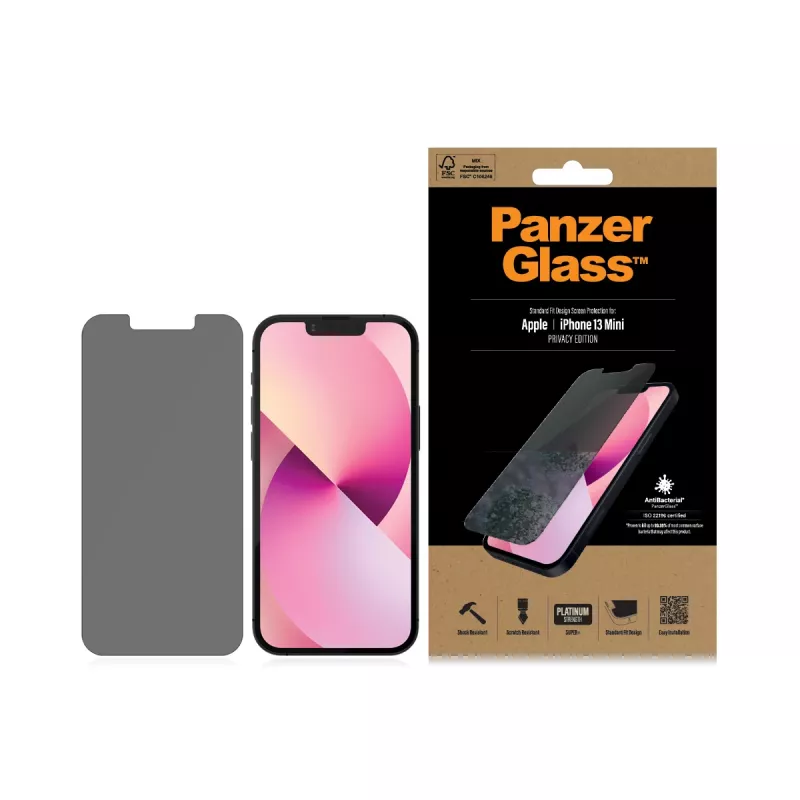 PanzerGlass ® Προστασία Απορρήτου Οθόνης iPhone 13 Mini | Standard Fit