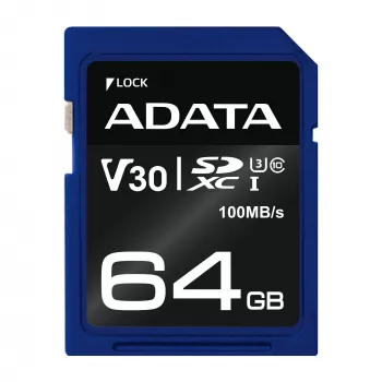 ADATA ASDX64GUI3V30S-R κάρτα μνήμης 64 GB SDXC UHS-I κλάση 10