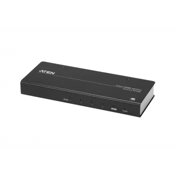 ATEN 4-Port True 4K at 60Hz (4:4:4), διαχωριστής HDMI, HDMI, 4x HDMI, 4096 x 2160 pixel, μαύρο, μέταλλο, 4K Ultra HD
