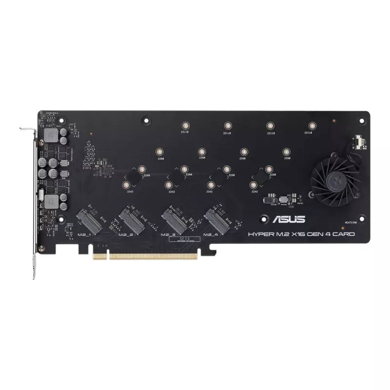 ASUS Hyper M.2 x16 Gen 4 κάρτες διασύνδεσης/προσαρμογέας εσωτερικός