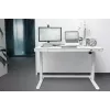 Ηλεκτρικό γραφείο ρυθμιζόμενου ύψους DIGITUS 120x60x12cm με USB λευκό