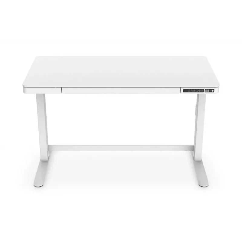 Ηλεκτρικό γραφείο ρυθμιζόμενου ύψους DIGITUS 120x60x12cm με USB λευκό