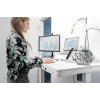 Ηλεκτρικό γραφείο ρυθμιζόμενου ύψους DIGITUS 120x60x12cm με USB λευκό