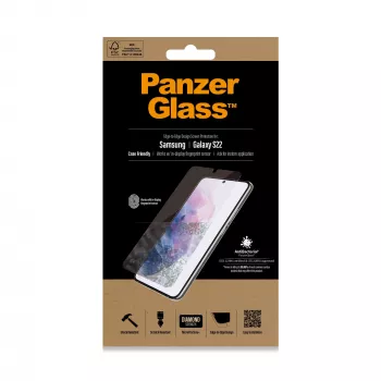 PanzerGlass UltraForce1 7293 προστατευτικό οθόνης για Samsung Galaxy S22, σκληρυμένο γυαλί, συμβατό με θήκες, διάφανο