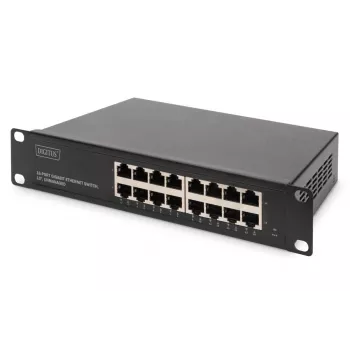 Switch Gigabit Ethernet 16 θυρών DIGITUS 10 ιντσών unmanaged