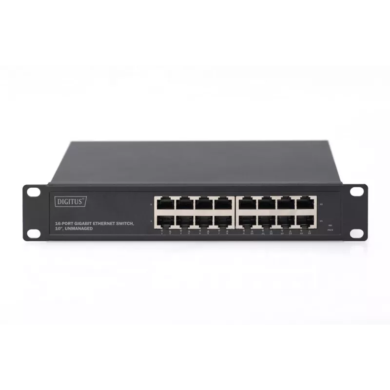 Switch Gigabit Ethernet 16 θυρών DIGITUS 10 ιντσών unmanaged