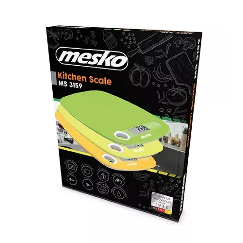 Ηλεκτρονική ζυγαριά κουζίνας Mesko Home MS 3159y