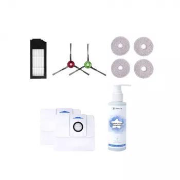 Σετ αξεσουάρ Ecovacs D-KT01-0027 για ρομποτική σκούπα — 2 σακούλες σκόνης + 1 φίλτρο, πολύχρωμο