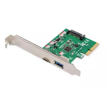 DIGITUS Κάρτα PCIe USB-C + USB-A, έως 10 Gbit/s