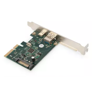 DIGITUS Κάρτα PCIe USB-C + USB-A, έως 10 Gbit/s