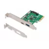 DIGITUS Κάρτα PCIe USB-C + USB-A, έως 10 Gbit/s