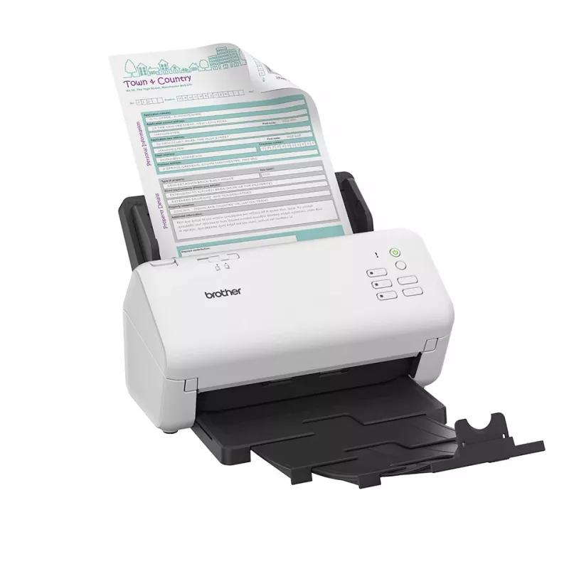 Brother ADS-4300N Σαρωτής ADF 600 x 600 DPI A4 Μαύρο, Λευκό