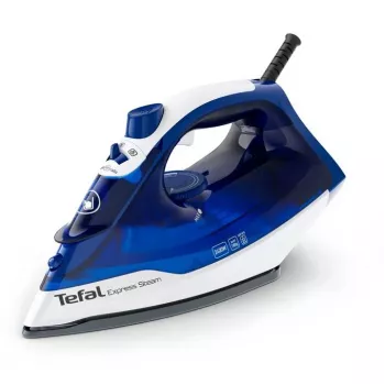 Tefal FV2838 Σίδερο Dry & Steam πλάκα Cerilium 2400 W Μπλε, Λευκό