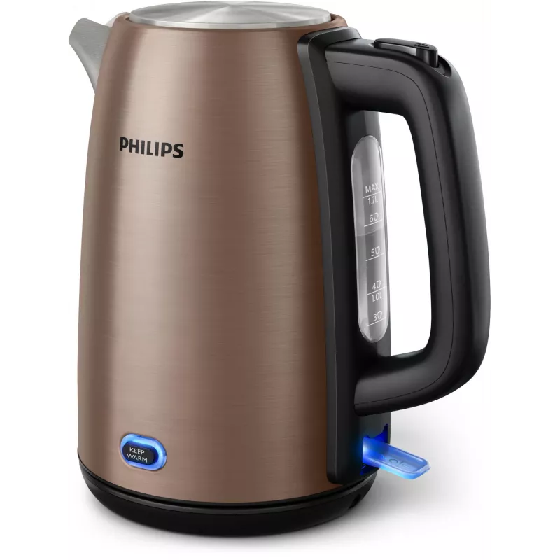 Βραστήρας Philips Viva Collection HD9355/92 1,7 L 1900 W Μαύρο, Χάλκινο