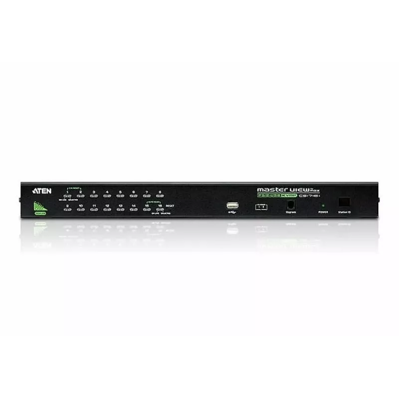 ATEN Διακόπτης KVM 16-Port USB - PS/2 VGA με θύρα USB περιφερειακών